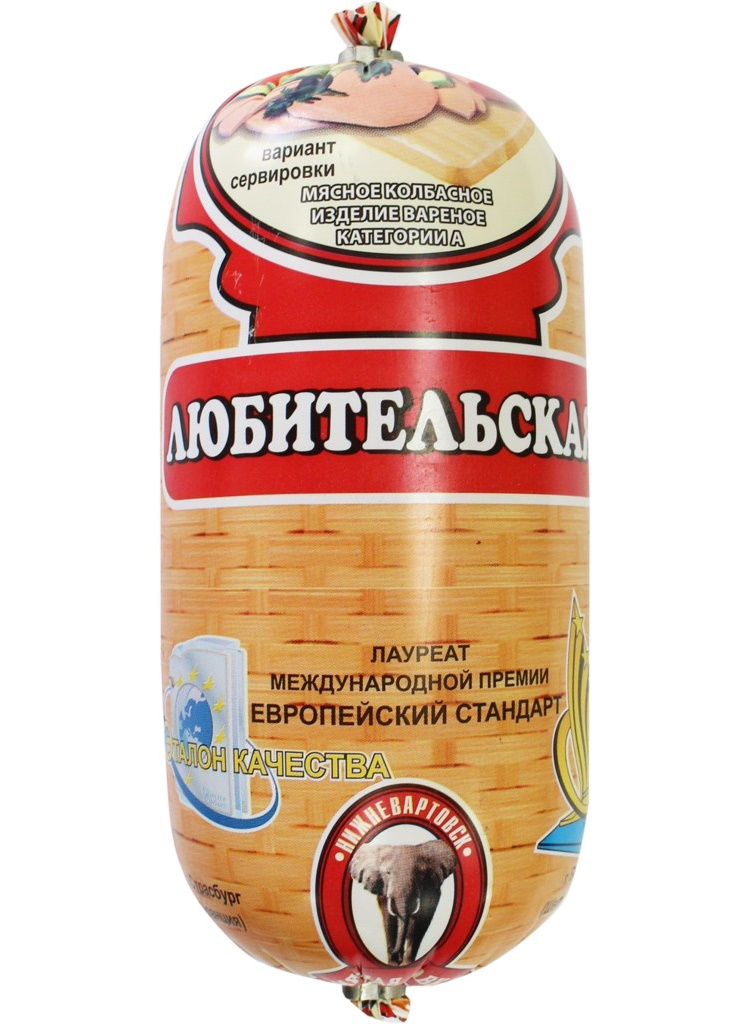 

Колбаса вареная Мясная лавка Любительская
