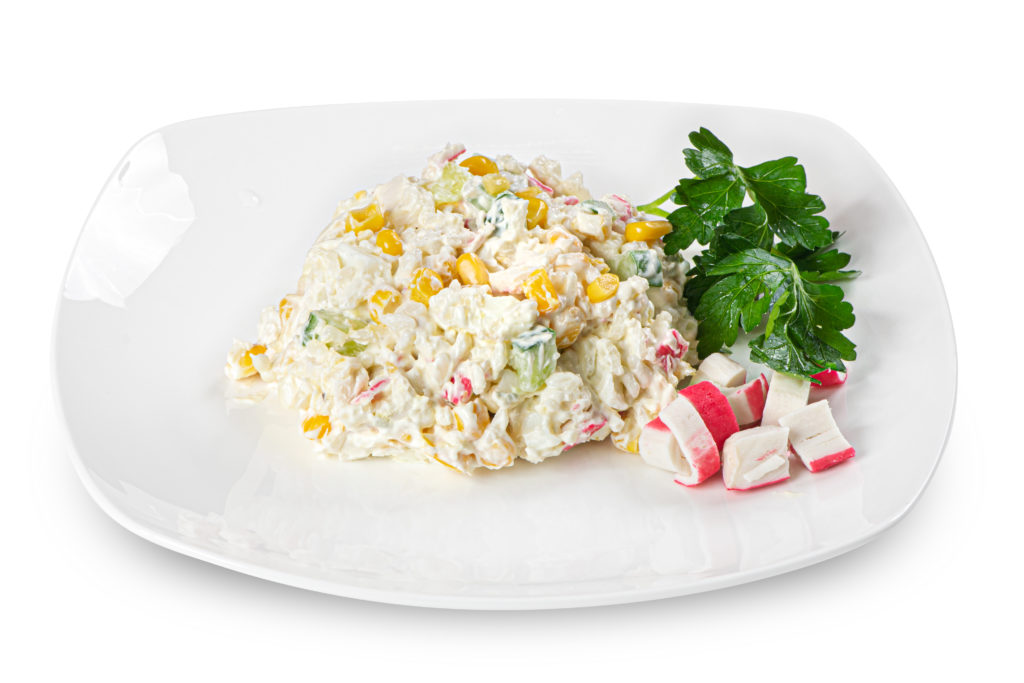 

Салат Lunch 2 GO Коктейль восторг с крабовыми палочками 150 г