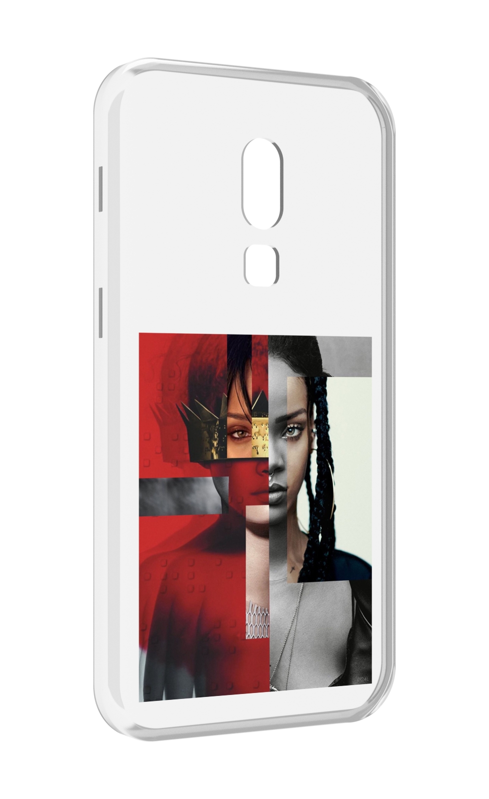 

Чехол MyPads Обложка-Рианна для Meizu V8, Прозрачный, Tocco