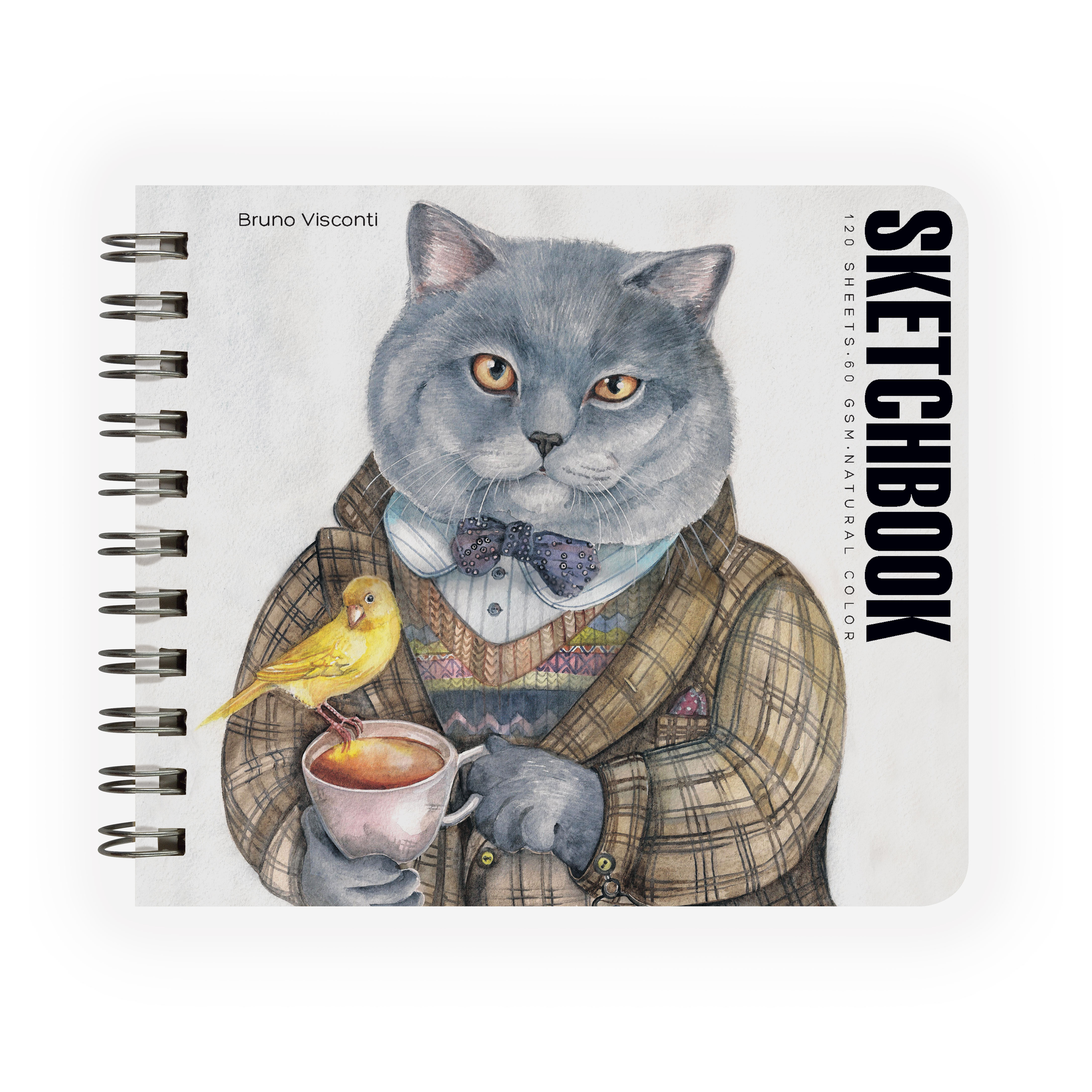 

Скетчбук SKETCHBOOK BV,180х155 мм, 120 Л. КРАФТ 70 на гребне 1-550, 1-550/01
