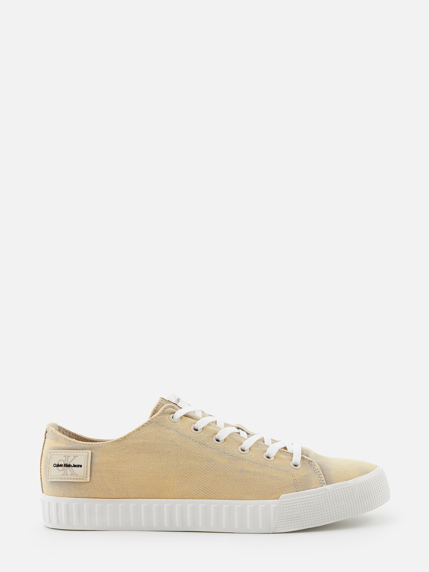 

Кроссовки мужские Calvin Klein YM0YM009040F9 бежевые 40 EU, Бежевый, YM0YM009040F9