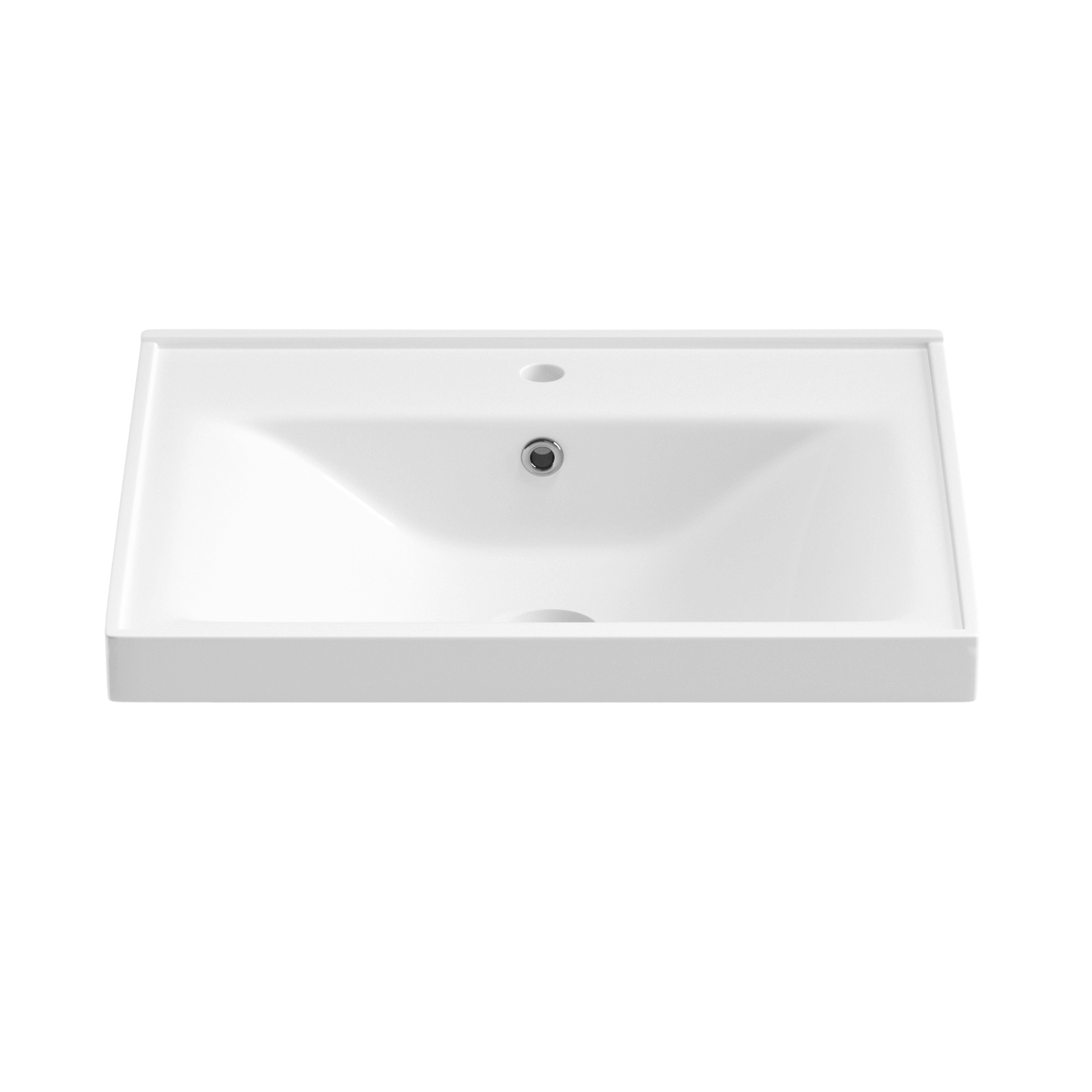 Подвесная раковина Wellsee FreeDom 151101000, ширина 50 см, глянцевый белый подвесная мебельная раковина для ванной wellsee