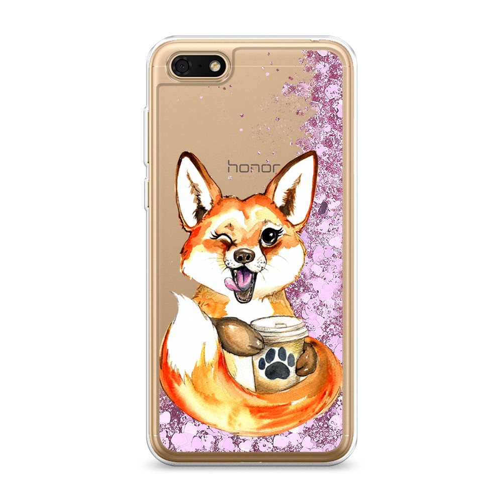 

Чехол Awog "Подмигивающая лиса с кофе" на Huawei Y5 2018, 65994-1