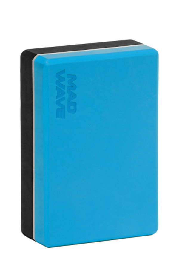 

Кирпич для йоги Mad Wave Yoga Block DUO 23х15х8 см, голубой, Синий;черный