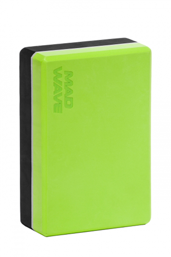 

Кирпич для йоги Mad Wave Yoga Block DUO 23х15х8 см, зеленый, Зеленый;черный