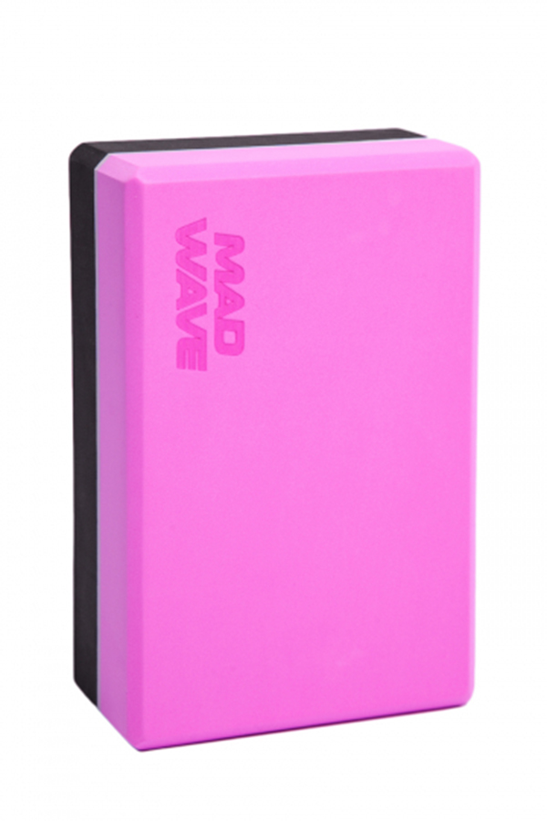 

Кирпич для йоги Mad Wave Yoga Block DUO 23х15х8 см, розовый, Розовый;черный