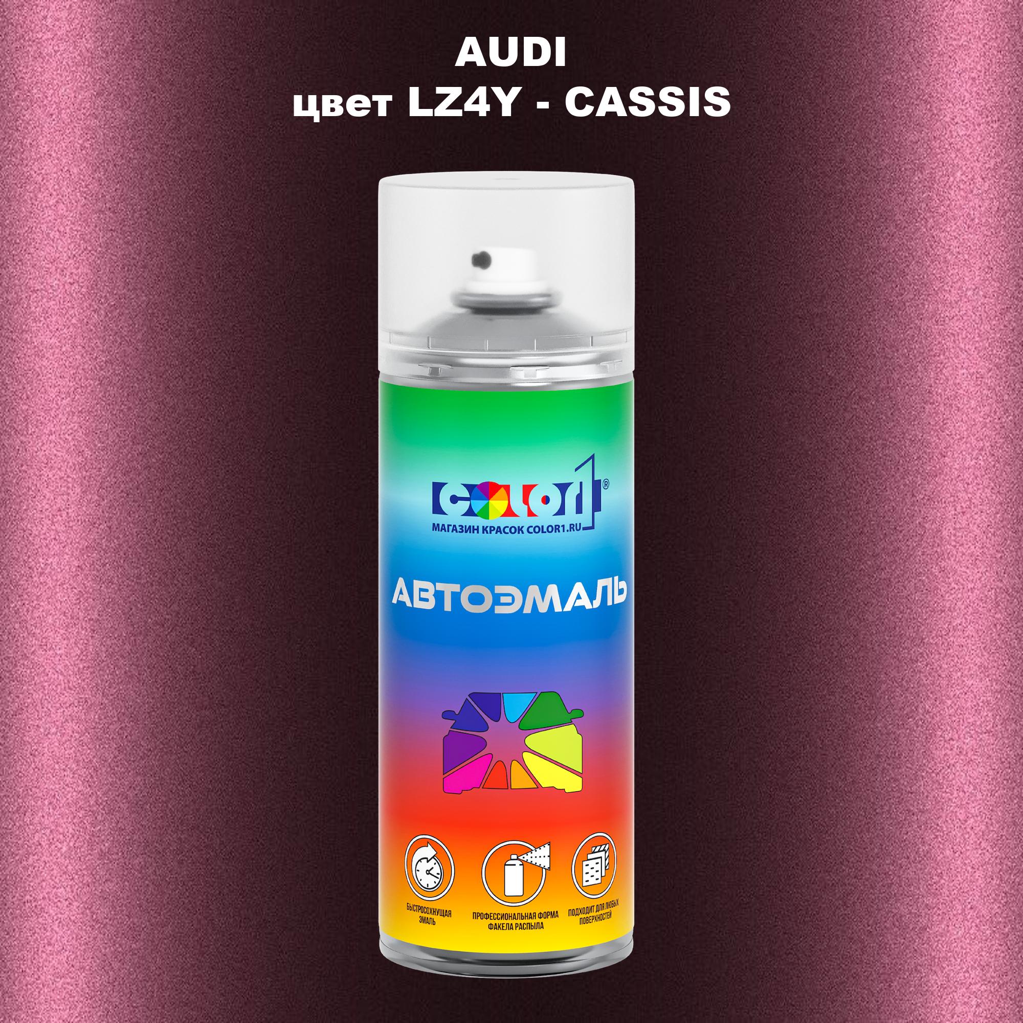 

Аэрозольная краска AUDI, цвет LZ4Y - CASSIS, Прозрачный