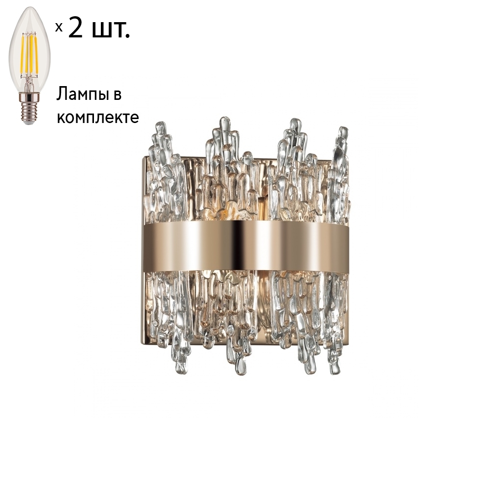 

Бра с лампочками Lumion Margot 5267/2W+Lamps E14 Свеча