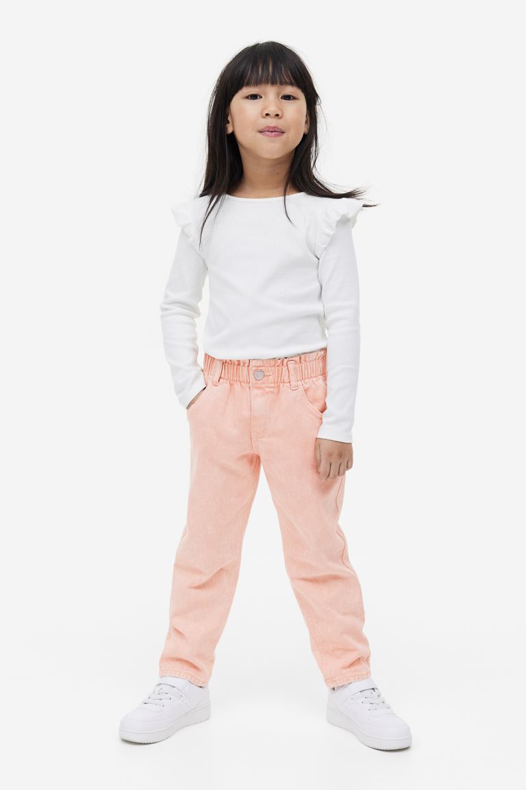 Джинсы детские H&M 0980390, цвет розовый, размер 110 (доставка из-за рубежа)