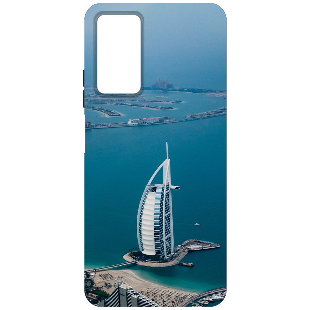 

Чехол-накладка Krutoff Soft Case ОАЭ, Бурдж-эль-Араб для Xiaomi Redmi Note 12 Pro 4G, Черный