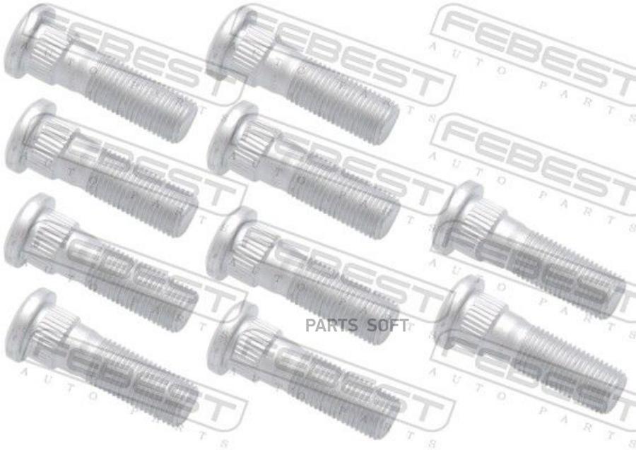 

FEBECT 0284-001-PCS10 Шпилька колёсная (10 шт. в упаковке)