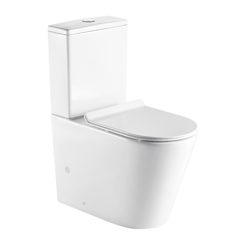

Унитаз напольный Azario Maro 670x380x850 безободковый с бачком и сиденьем микролифт AZ-212