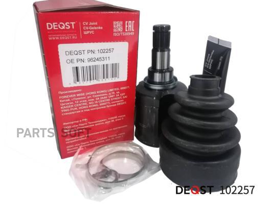 

Шрус Chevrolet Lacetti 03-08/Aveo (T200)/(Т250) 03-08 Inner. DEQST 102257