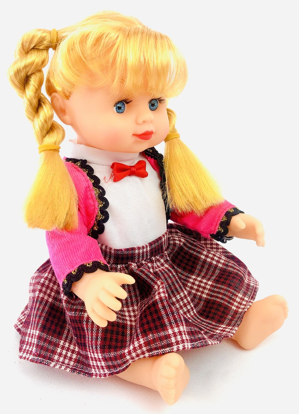 Интерактивная кукла PLAYSMART Алина 5520, говорящая, поет песню про маму, 28 см