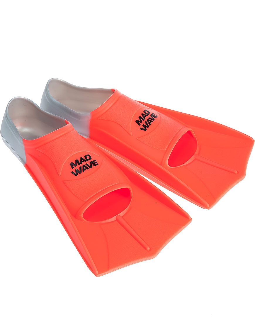 Ласты для плавания Mad Wave Fins Training оранжевый 31-33 RU