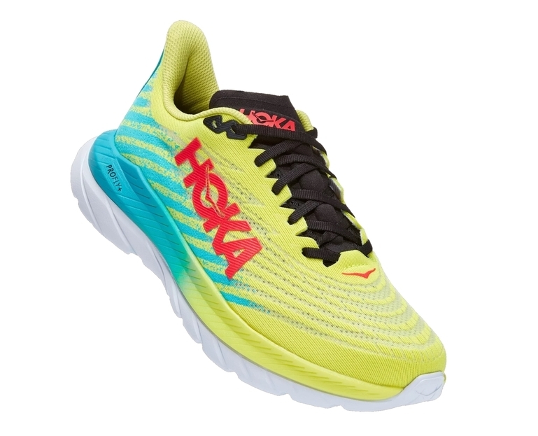 Кроссовки женские Hoka Mach 5 желтые 5.5 US