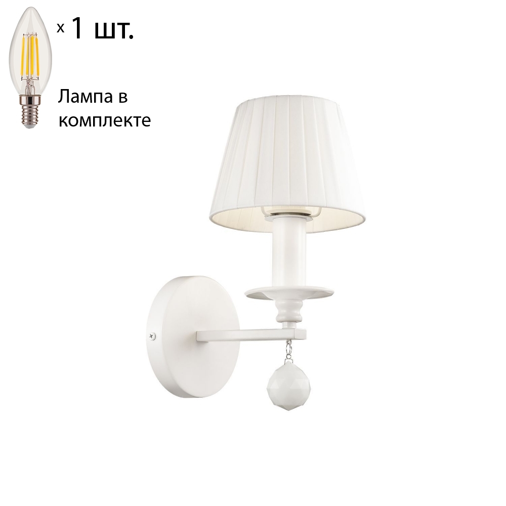 

Бра с лампочкой Favourite Vogel 1705-1W+Lamps E14 Свеча