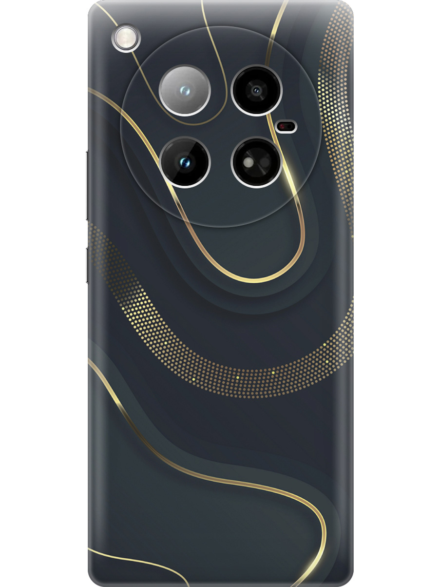 

Силиконовый чехол на Infinix Zero 40 4G с принтом "Золотистые акценты", Прозрачный;золотистый;серый, 786722331