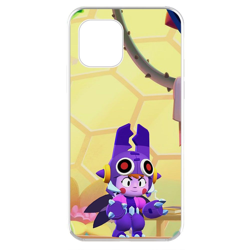 

Чехол-накладка Krutoff Clear Case Brawl Stars-Мегамуха Беа для iPhone 11 Pro