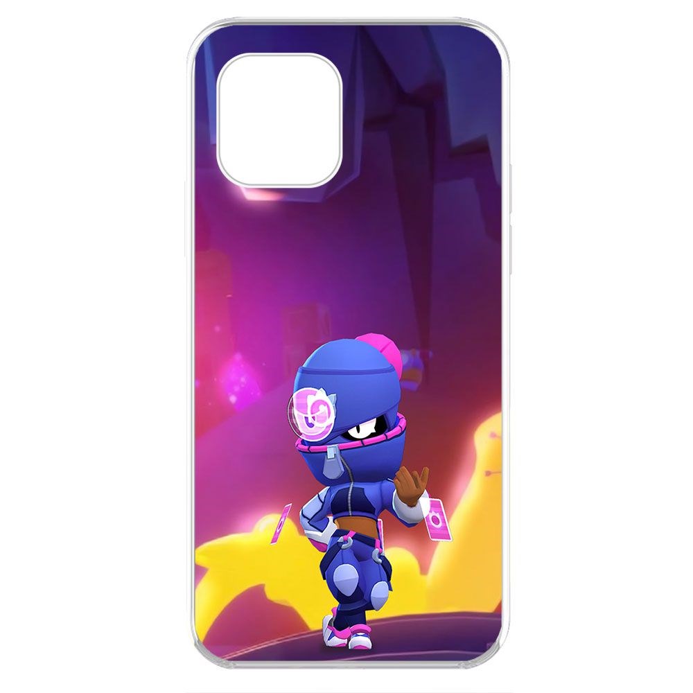 

Чехол-накладка Krutoff Clear Case Brawl Stars-Ниндзя Тара для iPhone 11 Pro, Прозрачный