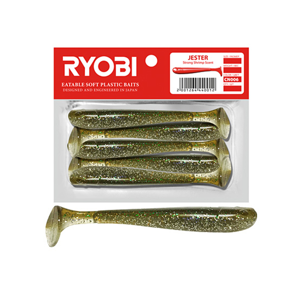 

Мягкая силиконовая приманка риппер Ryobi JESTER (51mm), CN006 (swamp bird), 8 шт., Коричневый;бежевый, Jester