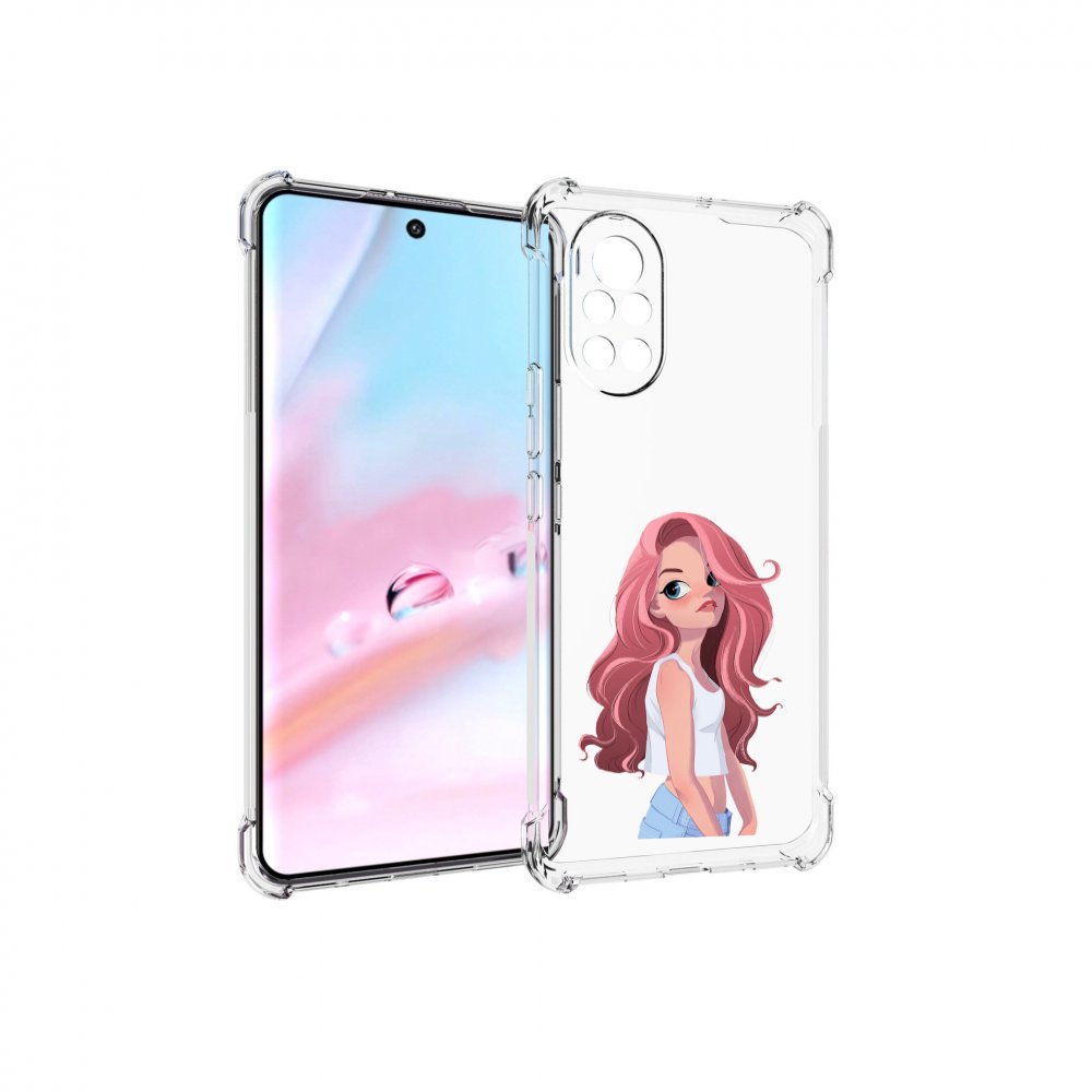 

Чехол MyPads Мультяшный-арт-девушки женский для Huawei Nova 8 (ANG-LX1), Прозрачный, Tocco