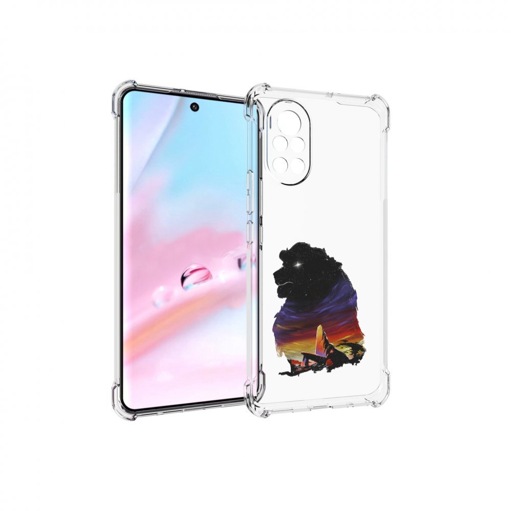 

Чехол MyPads Муфаса для Huawei Nova 8 (ANG-LX1), Прозрачный, Tocco