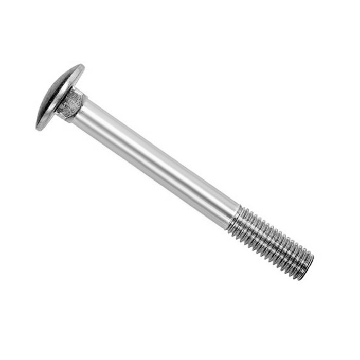 

ТУНДРА Болт с полукруглой головкой DIN 603, оцинкованный, 6х25 мм, 1 кг