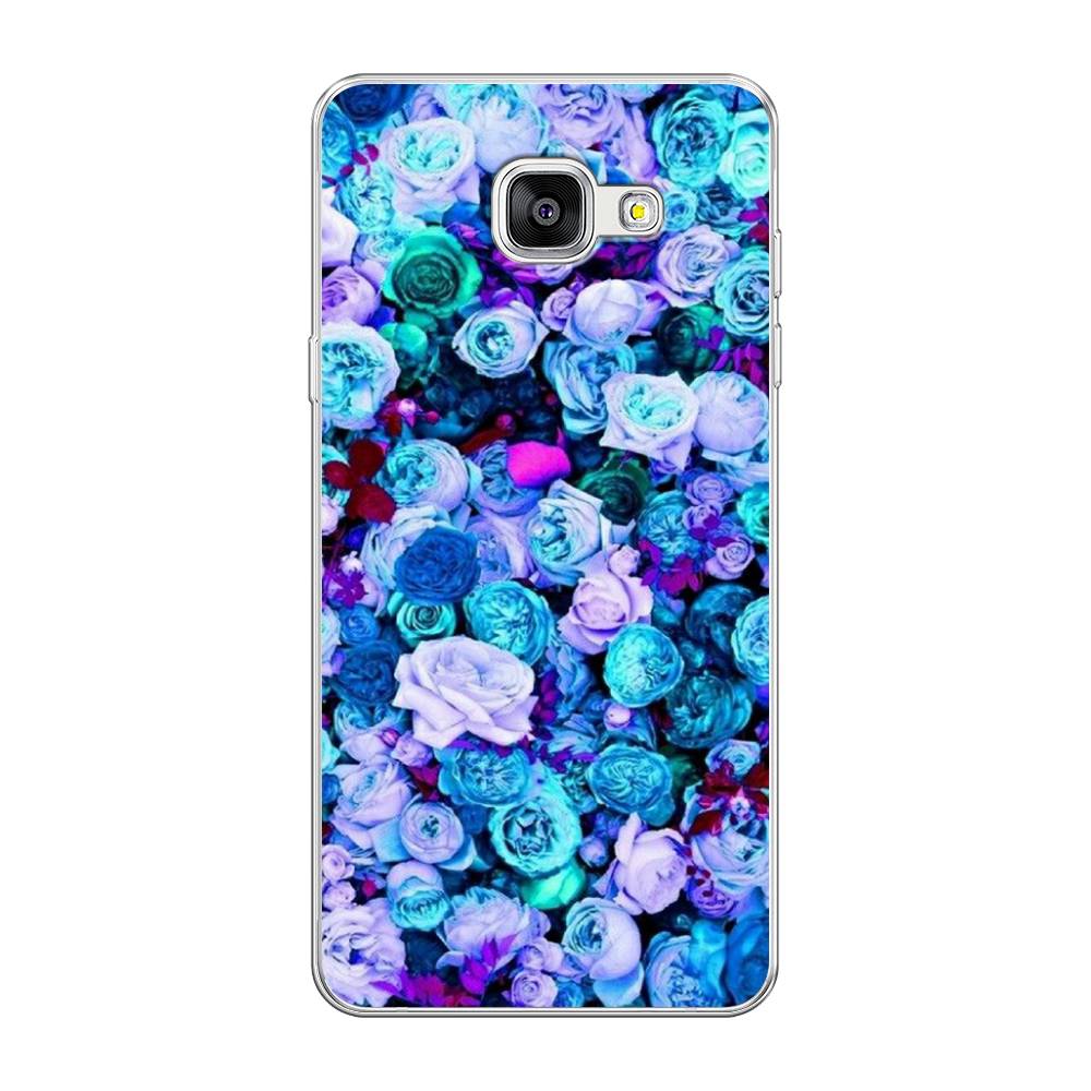 

Чехол на Samsung Galaxy A5 2016 "Цветочный ковер", Фиолетовый, 20550-2