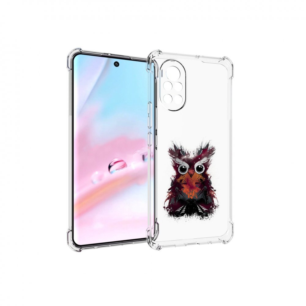 

Чехол MyPads Необычная сова для Huawei Nova 8 (ANG-LX1), Прозрачный, Tocco