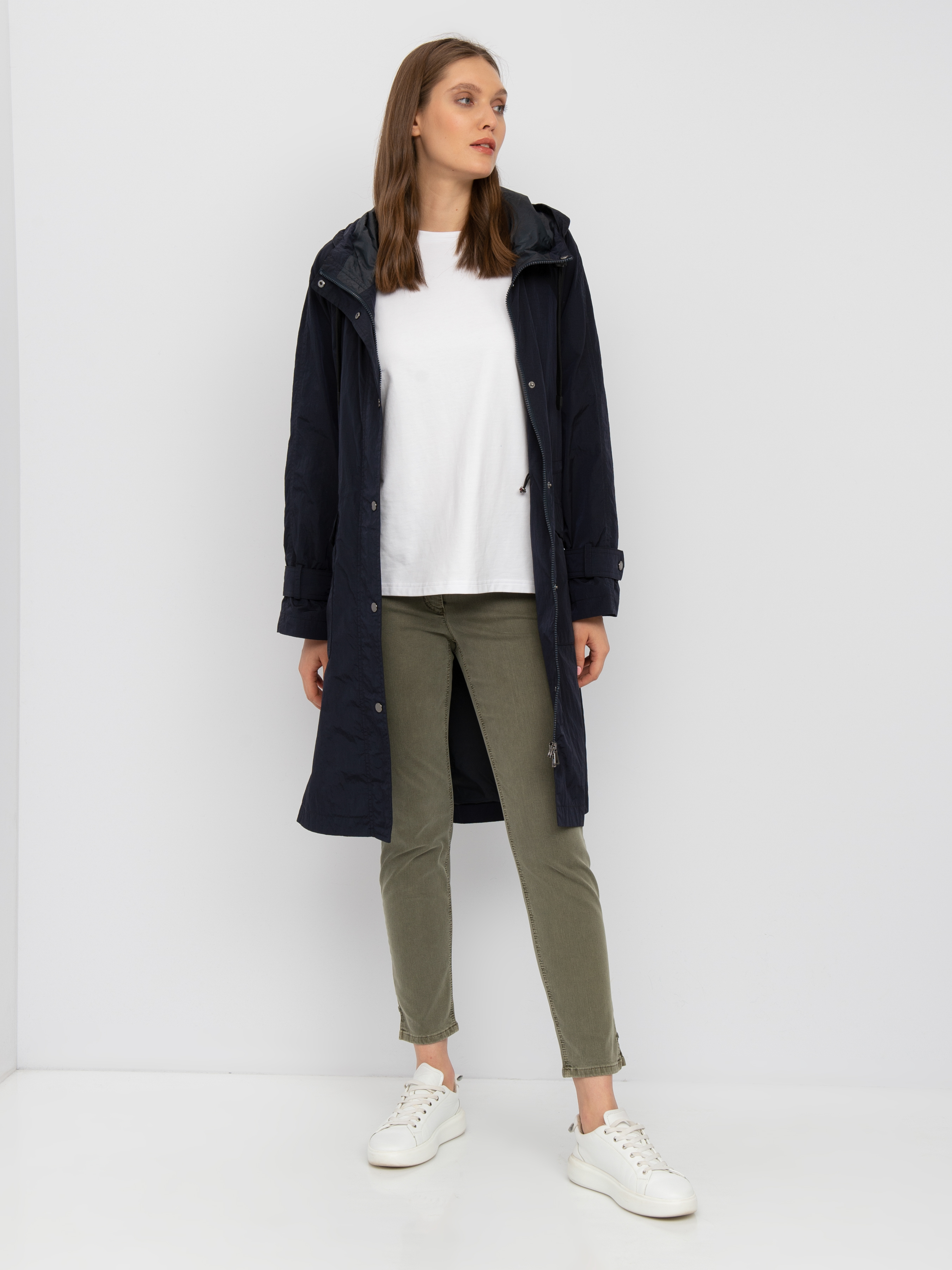 

Плащ женский Gerry Weber 150220-31134-80890 синий 38, 150220-31134