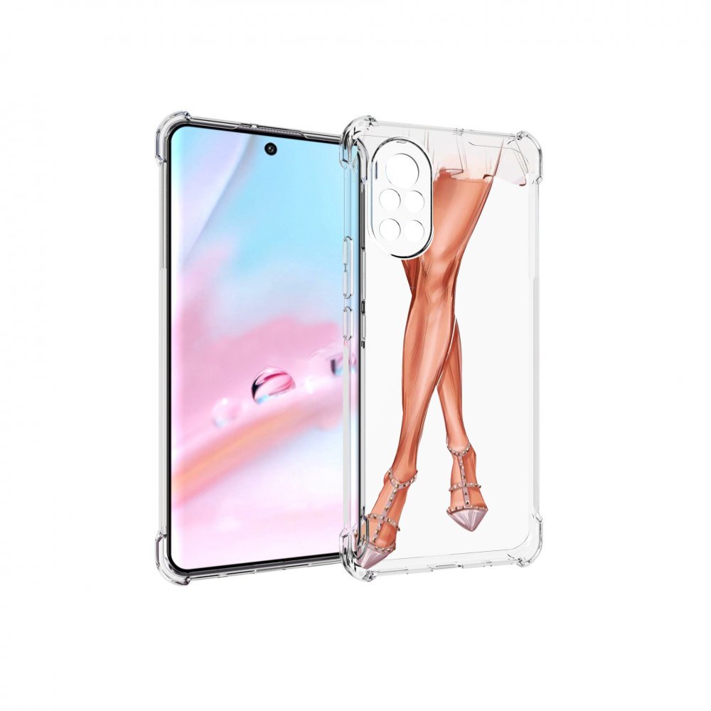 

Чехол MyPads Ножки для Huawei Nova 8 (ANG-LX1), Прозрачный, Tocco