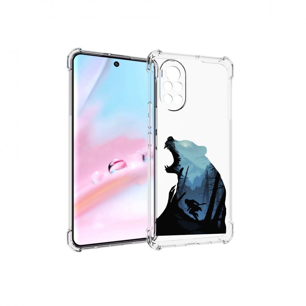 

Чехол MyPads Ночной-медведь для Huawei Nova 8 (ANG-LX1), Прозрачный, Tocco