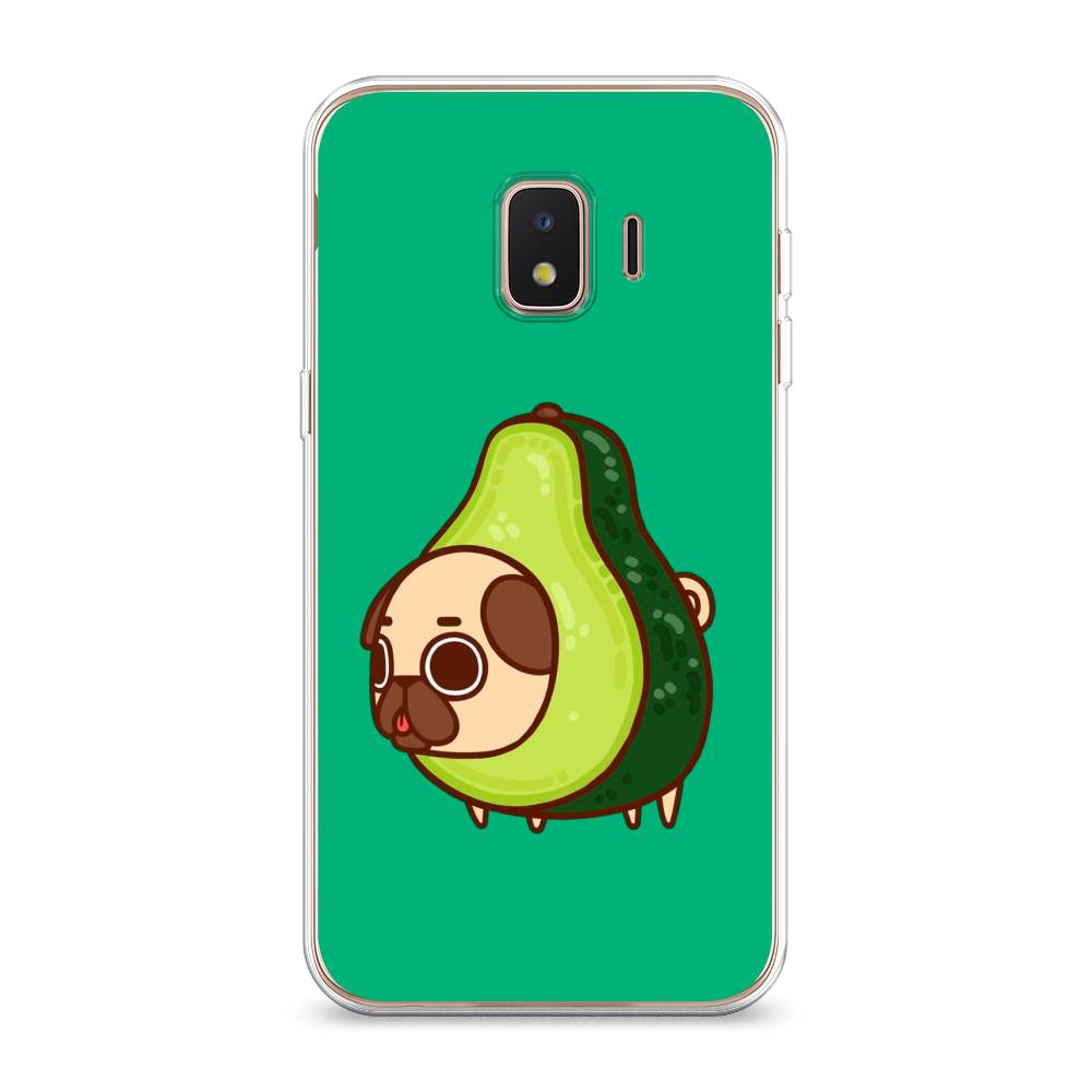 

Чехол на Samsung Galaxy J2 Core (2020) "Мопс авокадик", Зеленый, 2100550-1