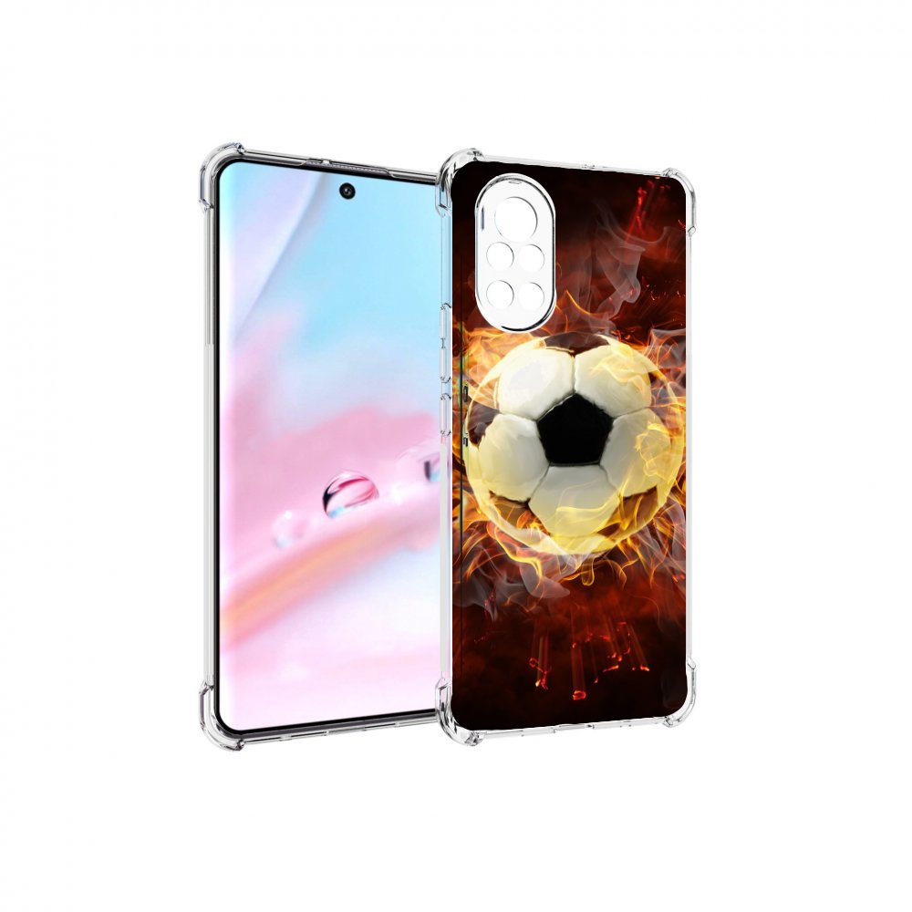 

Чехол MyPads Огненный-мяч для Huawei Nova 8 (ANG-LX1), Прозрачный, Tocco