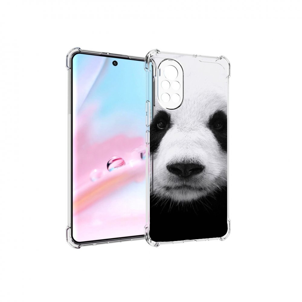 

Чехол MyPads Панда-портрет для Huawei Nova 8 (ANG-LX1), Прозрачный, Tocco