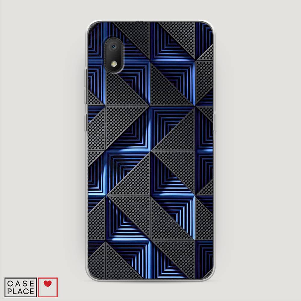 

Чехол на Alcatel 1A/1B (2020) "IBM", Серый;синий, 171150-3