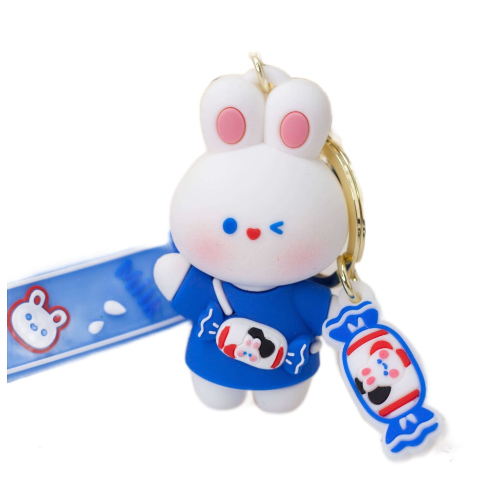 

Брелок Candy bunny, белый, Белый;синий, Candy bunny