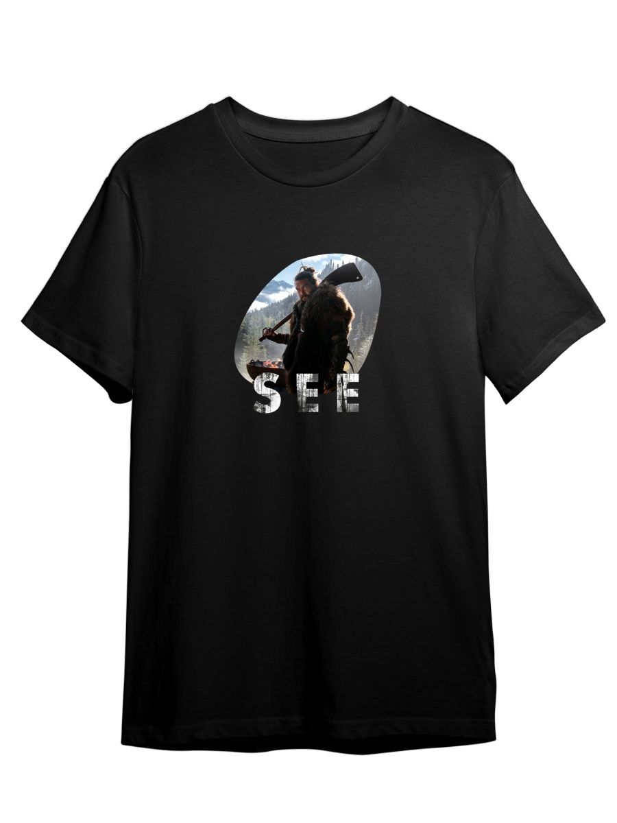 

Футболка унисекс Каждому Своё See/Видеть/Сериал SRSE6 черная 2XL, Черный, "See/Видеть/Сериал" SRSE6