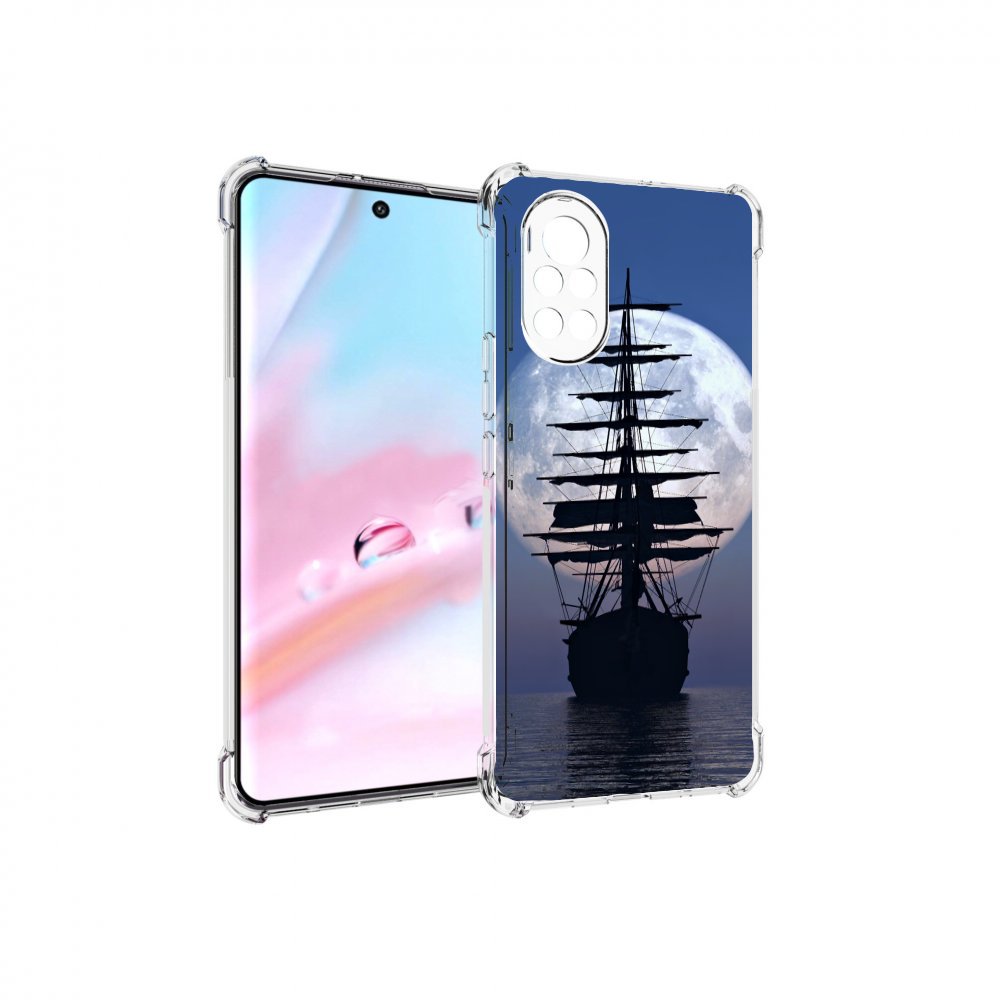 

Чехол MyPads Парус-в-море для Huawei Nova 8 (ANG-LX1), Прозрачный, Tocco
