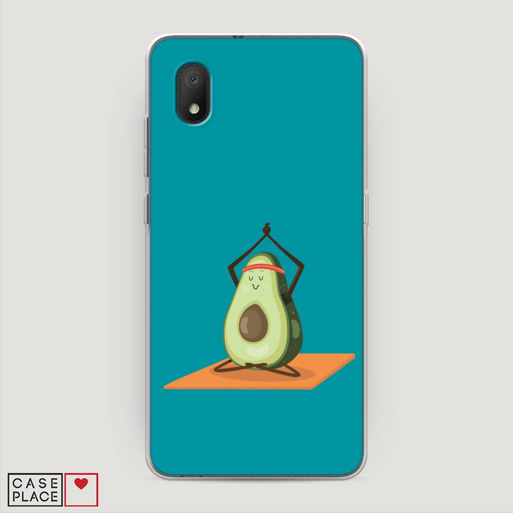 

Чехол на Alcatel 1A/1B (2020) "Расслабься с авокадо", Голубой, 171150-6