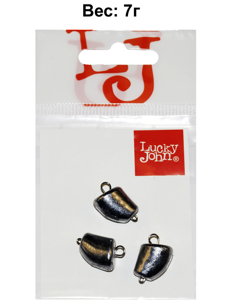 

Рыболовные грузила Lucky John Clove Small 7г, 3шт, Серебристый, Clove Small