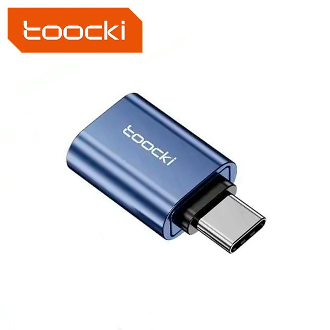 

Переходник USB Type-C-USB Toocki TZJTAC-XY03 0.03 м синий, TZJTAC-XY03