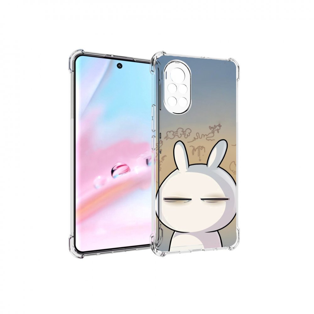 

Чехол MyPads Подозрительный-зайка для Huawei Nova 8 (ANG-LX1), Прозрачный, Tocco