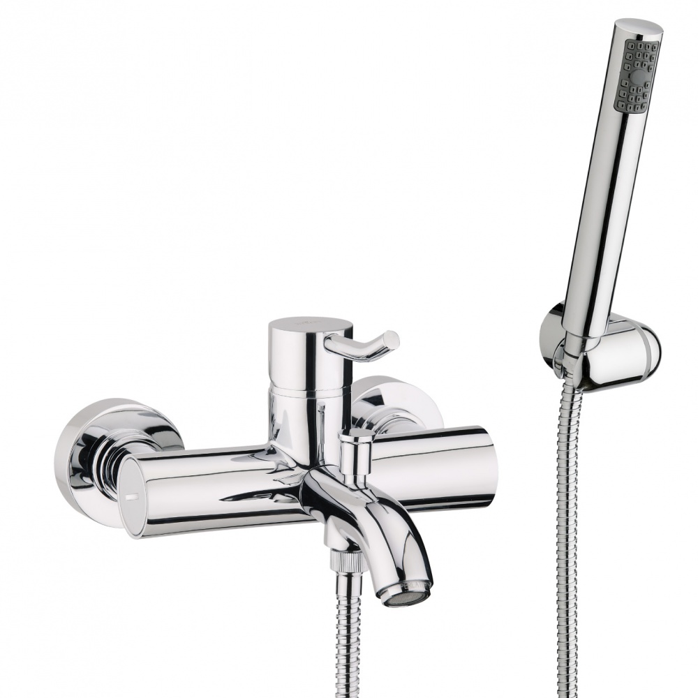 

Смеситель для ванны Webert GEO bath chrom душ GE850101015 39755