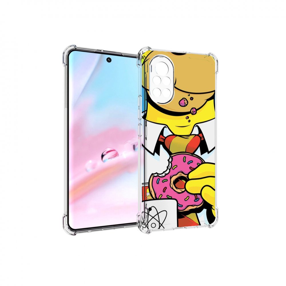 

Чехол MyPads Пончик для Huawei Nova 8 (ANG-LX1), Прозрачный, Tocco