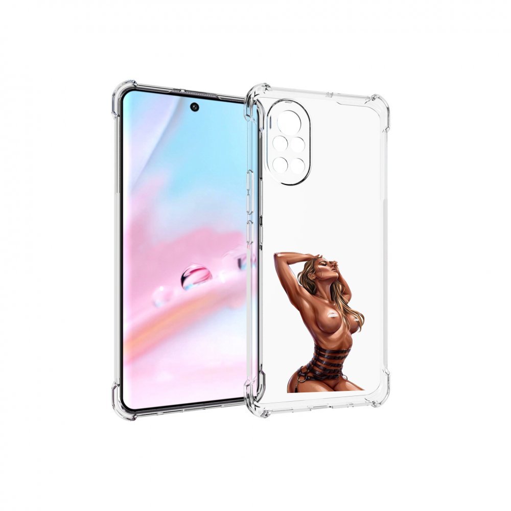 

Чехол MyPads Портупея денский для Huawei Nova 8 (ANG-LX1), Прозрачный, Tocco