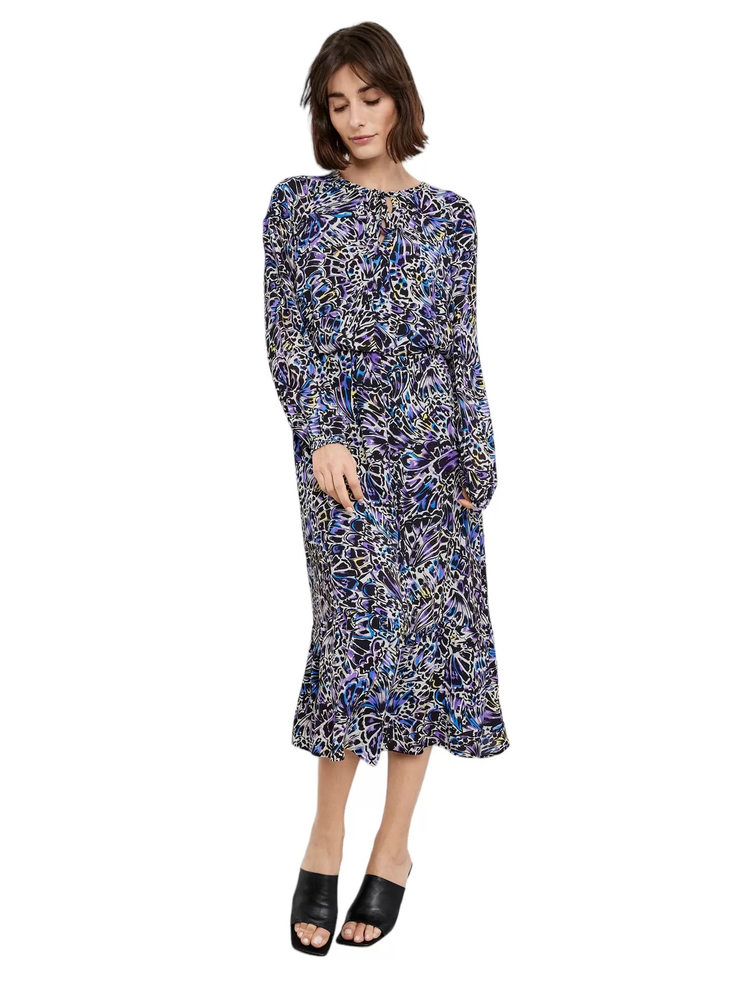 

Платье женское Gerry Weber 180011-31406-9089-38 разноцветное 38, Разноцветный, 180011-31406