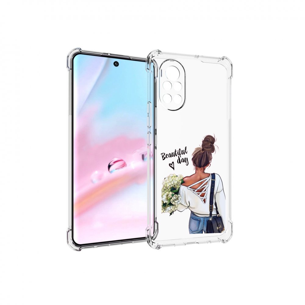 

Чехол MyPads Прекрасный-день для Huawei Nova 8 (ANG-LX1), Прозрачный, Tocco