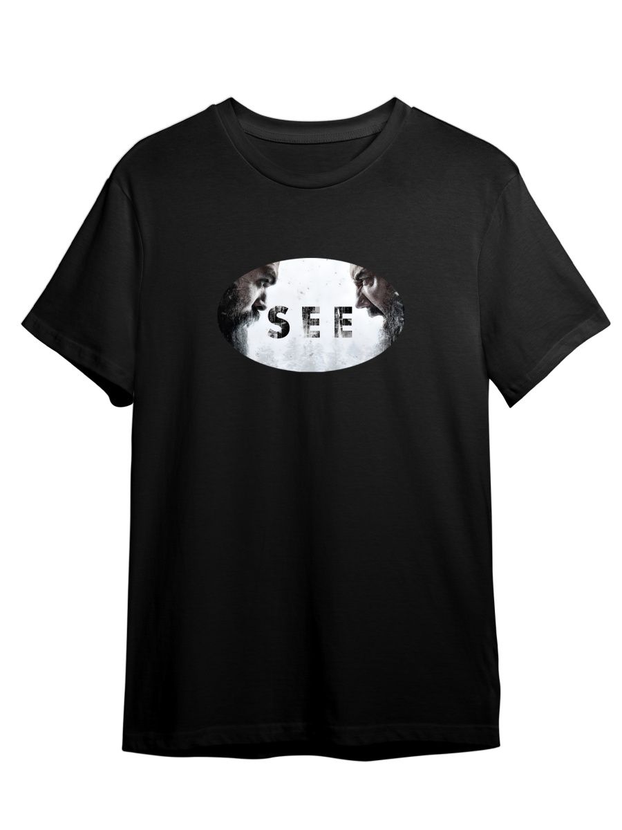 

Футболка унисекс Каждому Своё See/Видеть/Сериал SRSE9 черная XL, Черный, "See/Видеть/Сериал" SRSE9